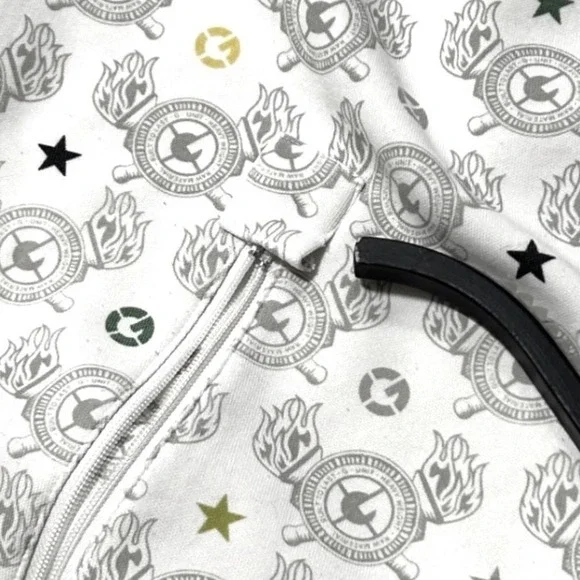 Vintage G-Unit Full Zip Track Jacket White All Over Print Logo Mens L 50 Cent - Picture 9 of 9